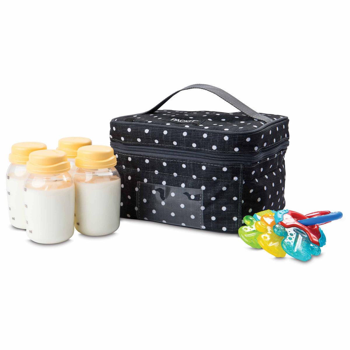 freezable-breastmilk-and-formula-cooler-e6 2023_Breastmilk-Cooler_Polka-Dots_Left_Food-Combo_Lores.jpg
