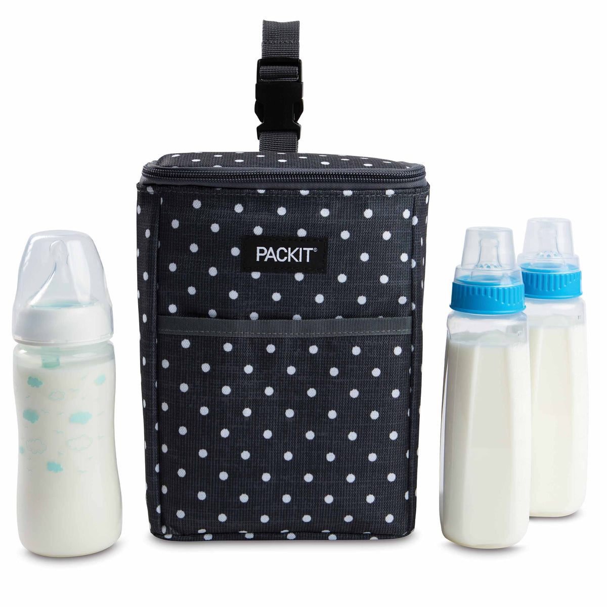 freezable-double-baby-bottle-bag-f7 2023_Double-Bottle-Bag_Polka-Dots_Front_Food-Combo_3-Bottles_Lores.jpg