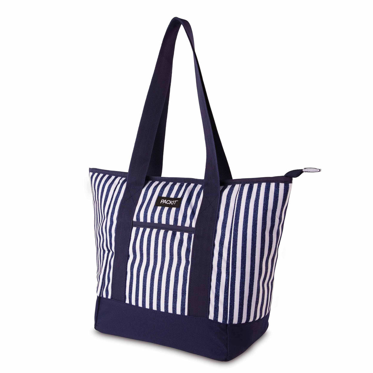 freezable-12-can-tote-cooler-k8 freezable-12-can-tote-cooler-city-seaside-stripe-left-angled.jpg