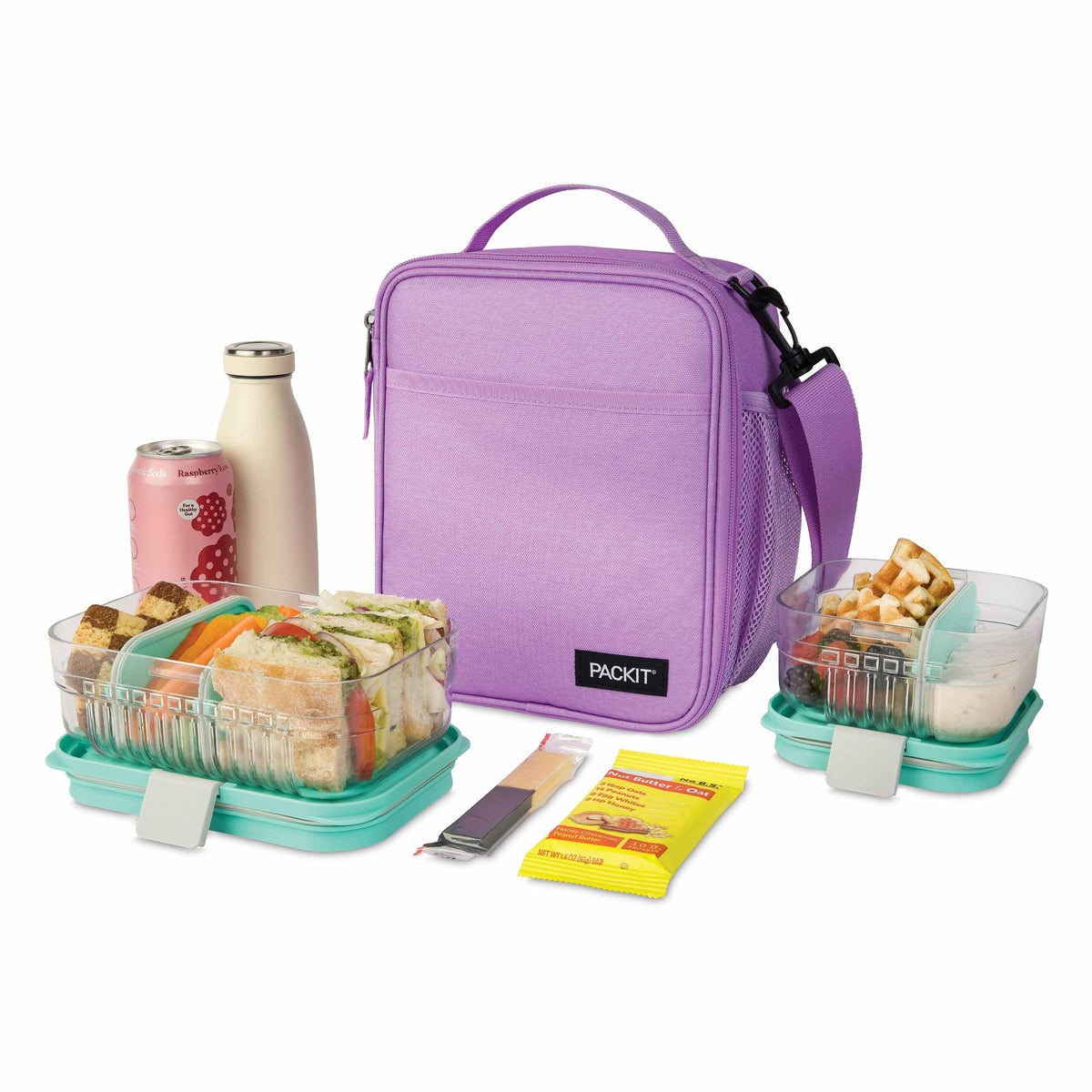freezable-crossbody-lunch-box-e6 freezable-crossbody-lunch-box-lavender-food-combo.jpg