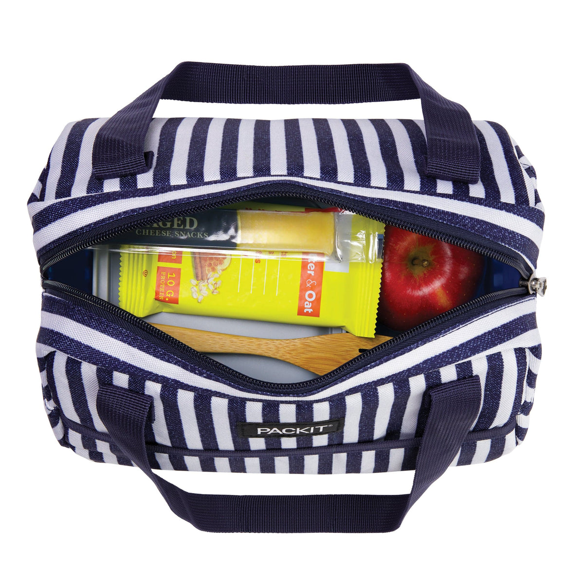 freezable-hampton-lunch-bag-v6 freezable-hampton-lunch-bag-seaside-stripe-top-view.jpg