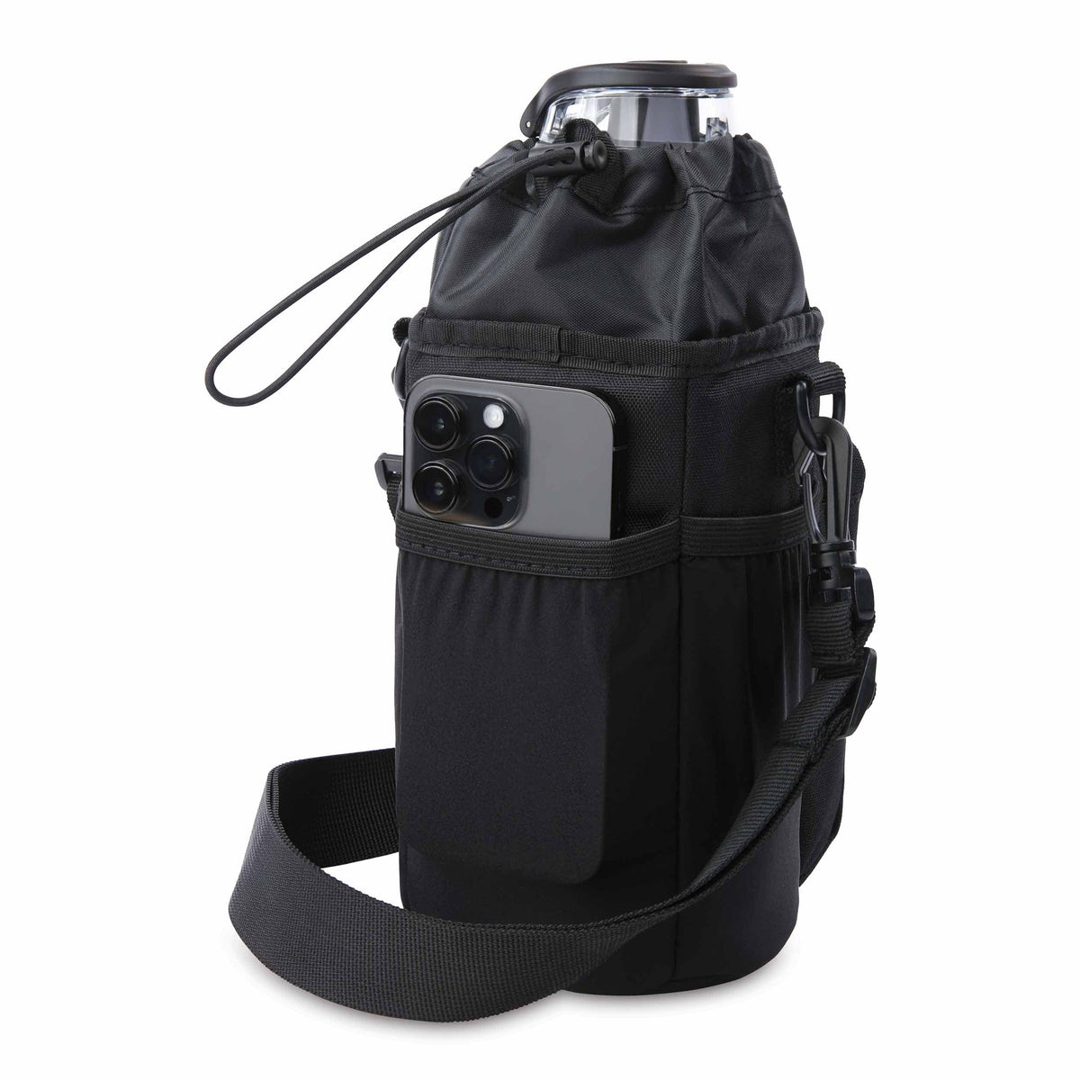 freezable-hydration-crossbody-e0 freezable-hydration-crossbody-black-back-elastic-slip-pocket.jpg